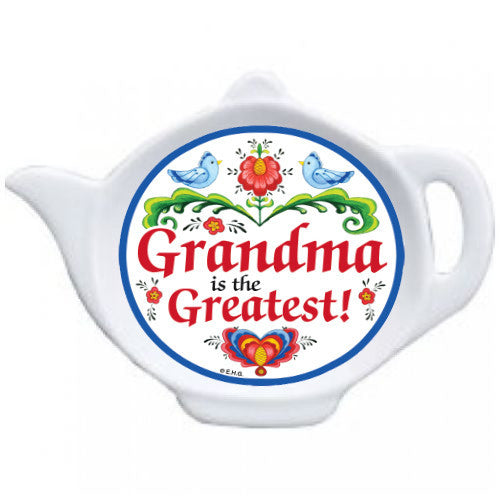  inchesGrandma is the Greatest inches Teapot Magnet w/ Birds Design - CT-100, CT-101, Grandma, Magnet Teapot, Magnets-Refrigerator, New Products, NP Upload, Rosemaling, SY:, SY: Grandma Greatest, Under $10, Yr-2016