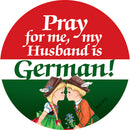Magnet Button German Husband - Collectibles, CT-106, CT-520, Festival Buttons, German, Germany, Home & Garden, Husband German, Kitchen Magnets, Magnetic Buttons, Magnets-German, Magnets-Refrigerator, PS-Party Favors, Wife