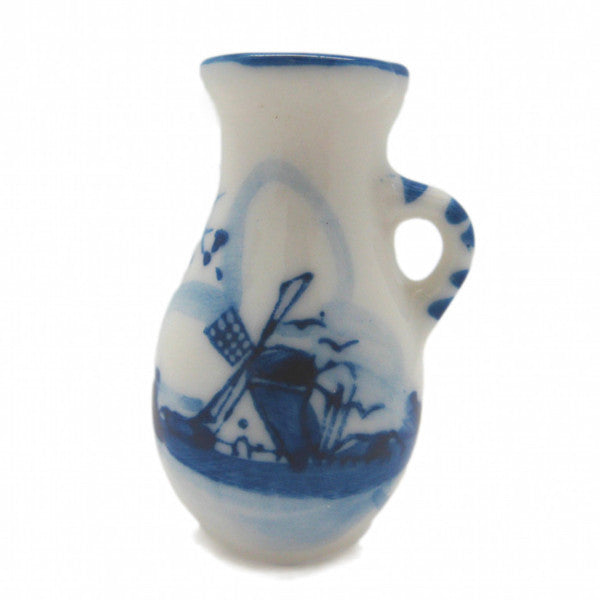 Ceramic Miniature Delft Blue Pitcher - Collectibles, Dutch, Figurines, General Gift, Home & Garden, Miniatures, Miniatures-Dutch, PS-Party Favors