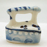 Ceramic Miniature Delft Blue Iron - Collectibles, Dutch, Figurines, General Gift, Home & Garden, Miniatures, Miniatures-Dutch, PS-Party Favors - 2