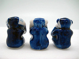 Ceramic Porcelain Delft Blue Monkey - Animal, Collectibles, Delft Blue, Dutch, Figurines, General Gift, Home & Garden, Miniatures, Miniatures-Dutch, PS-Party Favors - 2
