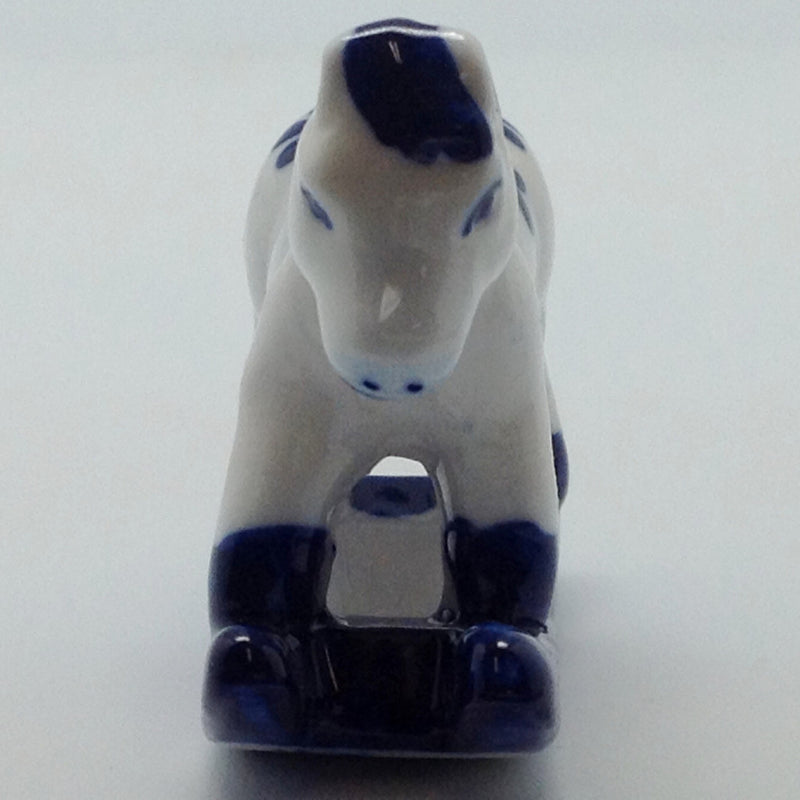 Porcelain Porcelain Delft Rocking Horse - Animal, Collectibles, Delft Blue, Dutch, Figurines, General Gift, Home & Garden, Miniatures, Miniatures-Dutch, PS-Party Favors, Top-GNRL-A - 2 - 3