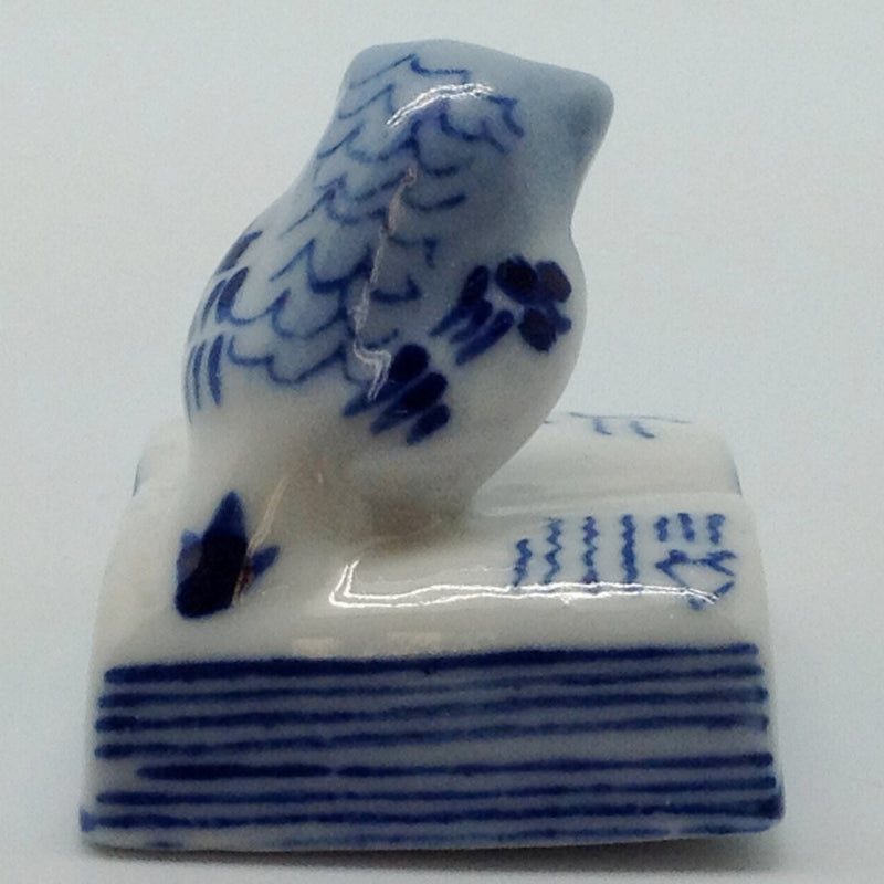 Porcelain Porcelain Delft Blue Owl - Animal, Collectibles, Delft Blue, Dutch, Figurines, General Gift, Home & Garden, Miniatures, Miniatures-Dutch, PS-Party Favors - 2 - 3