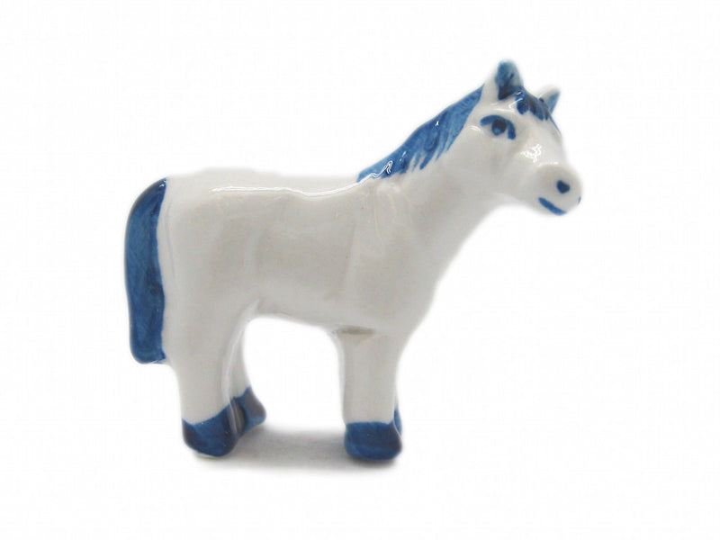 Porcelain Animals Miniatures Color Horse - Animal, Blue, Collectibles, Color, Decorations, Delft Blue, Dutch, Figurines, General Gift, Home & Garden, Miniatures, PS-Party Favors