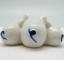 Animals Miniatures Porcelain Delft Blue Pig - AN: Pigs, Animal, Blue, Collectibles, Color, Decorations, Delft Blue, Dutch, Figurines, General Gift, Home & Garden, Miniatures, PS-Party Favors - 2