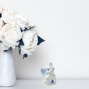 Delft Blue Elephant Miniature