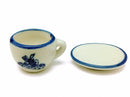 Delft Miniature Cup and Saucer Set - Collectibles, Delft Blue, Dutch, Figurines, General Gift, Home & Garden, Miniatures, Miniatures-Dutch, PS-Party Favors