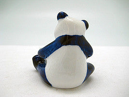 Miniature Musical  Panda With Drum Delft Blue - Animal, Blue, Collectibles, Color, Decorations, Delft Blue, Dutch, Figurines, General Gift, Home & Garden, Miniatures, PS-Party Favors - 2