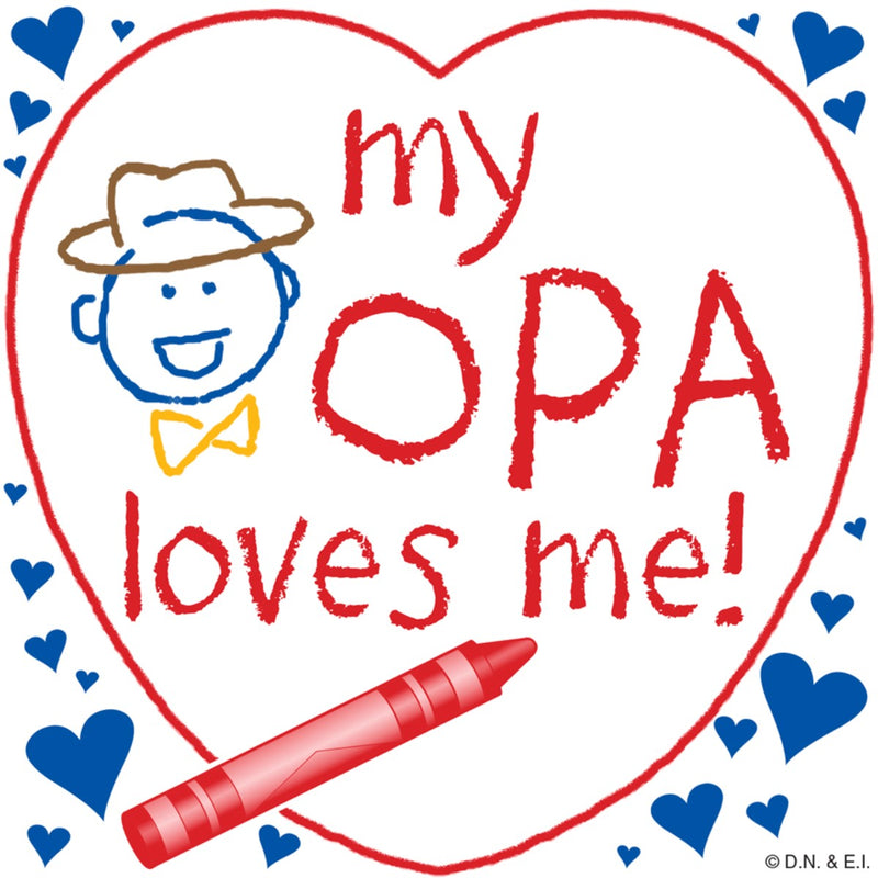 German Magnet "My Opa Loves Me"