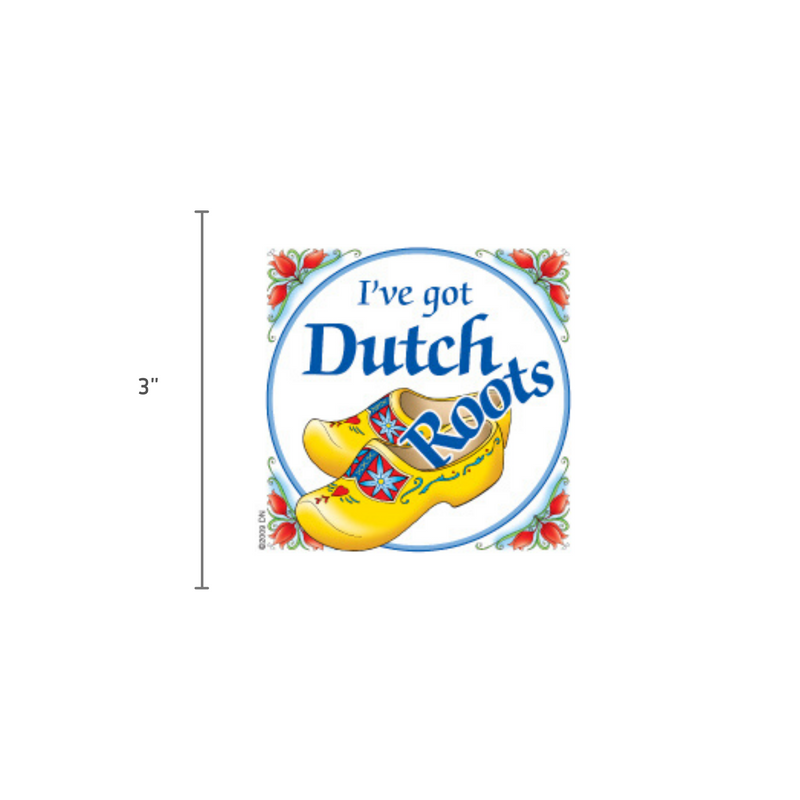 Dutch Souvenirs Magnet Tile Dutch Roots