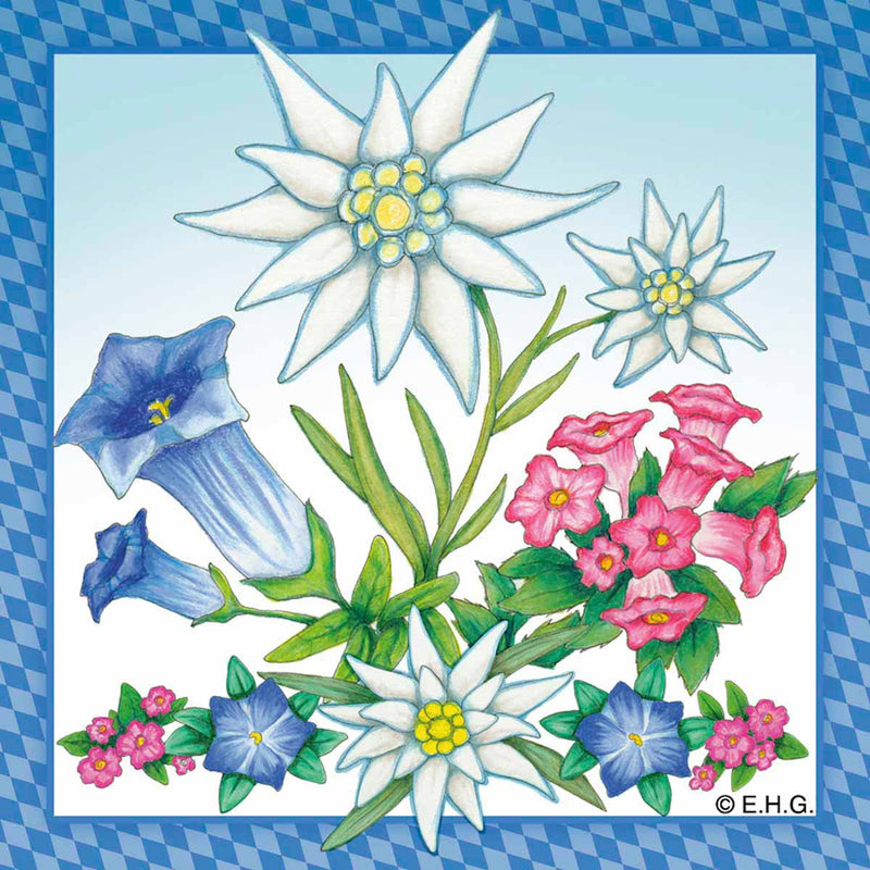 Edelweiss Flower Magnetic Tile