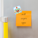 Tile Magnet Rosemaling & Lovebirds