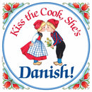 Danish Shop Magnet Tile Kiss Danish Cook