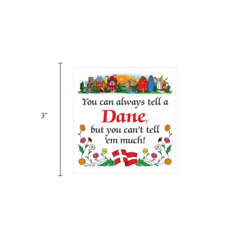 Danish Shop Magnet Tile Tell A Dane