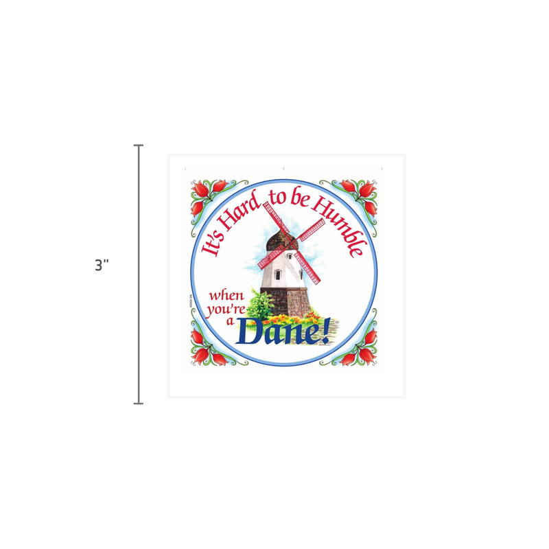 Danish Shop Magnet Tile Humble Dane