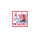 Norwegian Gift Magnet Tile Humble Norsk