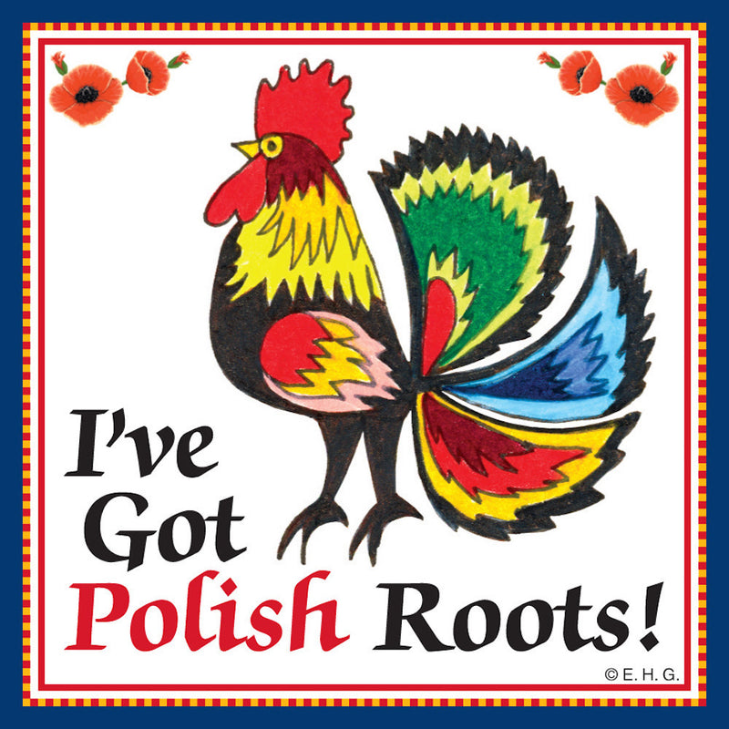 Tile Magnet Polish Roots - Below $10, Collectibles, CT-245, Home & Garden, Kitchen Magnets, Magnet Tiles, Magnet Tiles-Polish, Magnets-Polish, Magnets-Refrigerator, Polish, PS-Party Favors, SY: Roots Polish