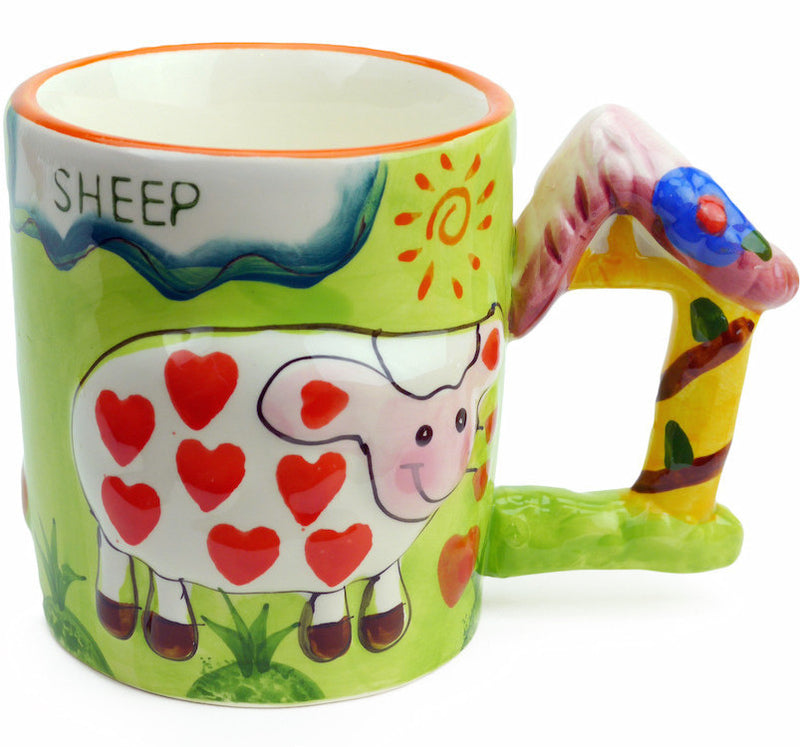 Mug w/ Sound of Animal: Sheep - Animal, Coffee Mugs, Coffee Mugs-Musical, Collectibles, Decorations, Drinkware, General Gift, Home & Garden, PS-Party Favors, Tableware