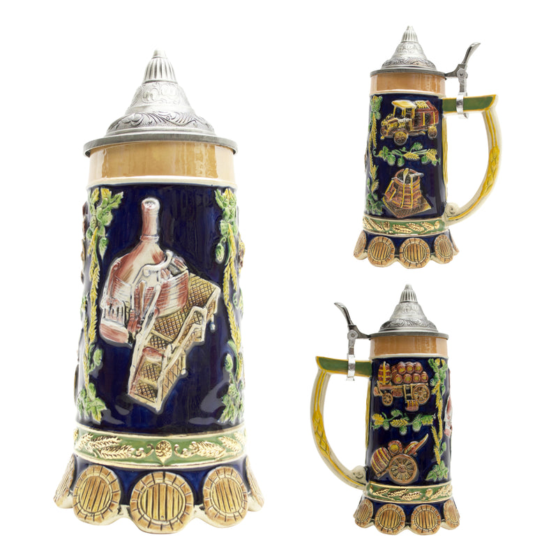 Oktoberfest beer steins