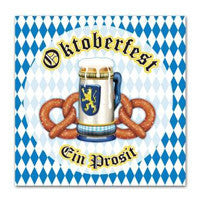 Oktoberfest Decorations: Luncheon Napkins - Bayern, German, Germany, Oktoberfest, PS- Oktoberfest Decorations, PS- Oktoberfest Essentials-All OKT Items, PS- Oktoberfest Table Decor, PS-Party Supplies, Tableware, Top-OFST-A