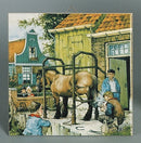 Blacksmith Children Color - Animal, Below $10, Collectibles, CT-210, Decorations, Dutch, Home & Garden, Tiles-Scenic, Van Hunnik