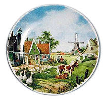 Dutch Collectible Plate Duck and Pony - $10 - $20, Animal, Collectibles, CT-210, Decorations, Dutch, Home & Garden, Kitchen Decorations, Plates, Tiles-Scenic Plates, Van Hunnik, Windmills