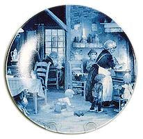 Collectible Blue Plate Family Gathering - OktoberfestHaus.com