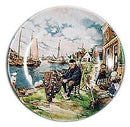Collectible Blue Color Plate Fisherman - OktoberfestHaus.com