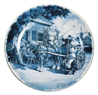 Collectors Plate Wedding Blue