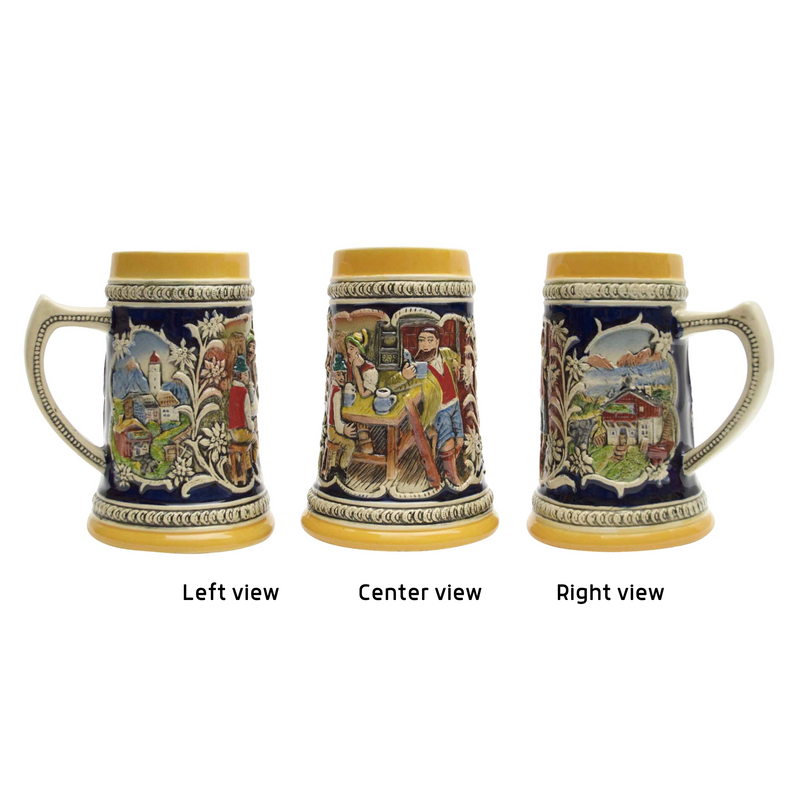 Alpine Pub Engraved German Beer Stein