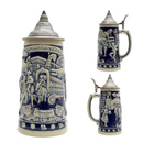 Munich Oktoberfest Beer Wagon Lidded .7L Beer Stein