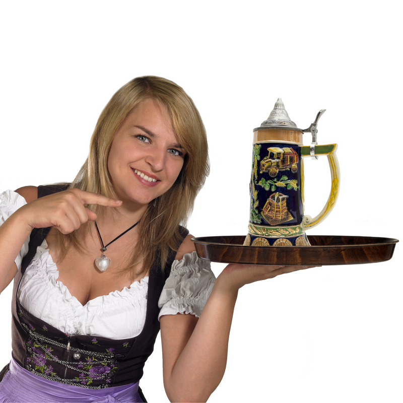 Oktoberfest beer steins