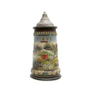 Tirol Scenic Austrian Alps Collectible Beer Stein with Engraved Metal Lid