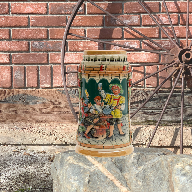 Castle Festival Engraved German Beer Stein