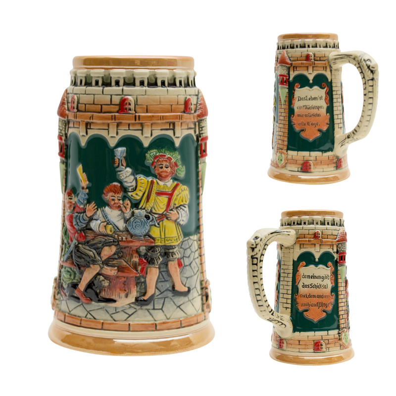 Castle Festival Engraved German Beer Stein