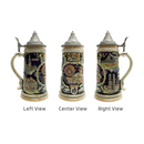 Oktoberfest Ferris Wheel German Towns Beer Stein with Metal Lid