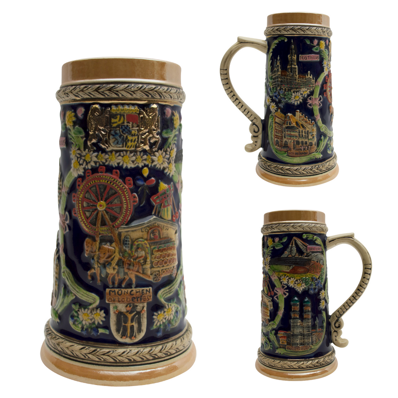 Oktoberfest Ferris Wheel German Towns Beer Stein