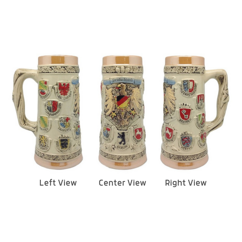 Germany Coat of Arms Ceramic Beer Stein