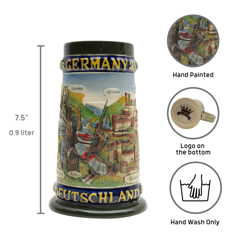 Legends of Germany Collectible German Beer Stein