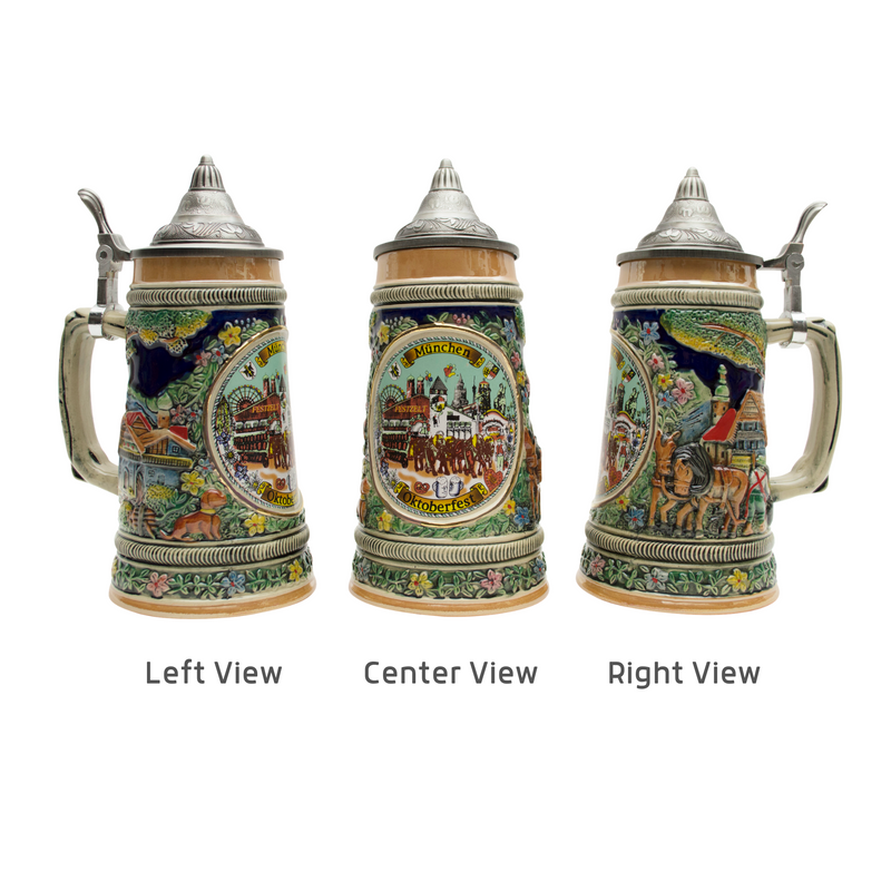 oktoberfest beer stein size, best german beer steins,