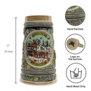 Collectible Oktoberfest Deluxe German Beer Stein