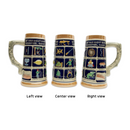 Schnitzelbank Song 1L Ceramic German Beer Stein