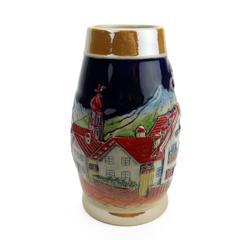 German Alpine Village Relief 1L Stein