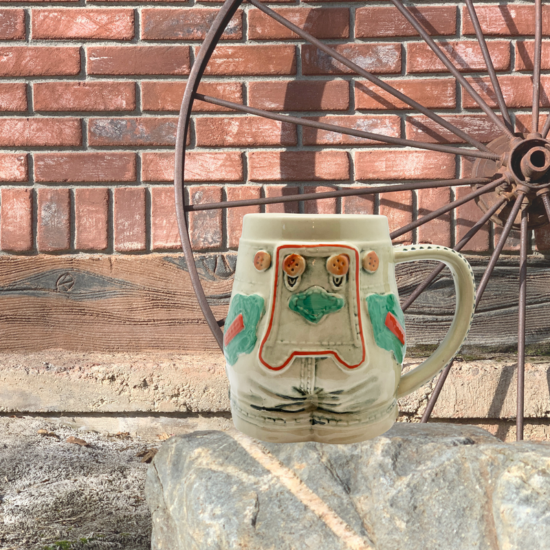 Lederhosen Ceramic German Beer Stein