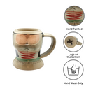 German Lady in Dirndl Ceramic Beer Stein