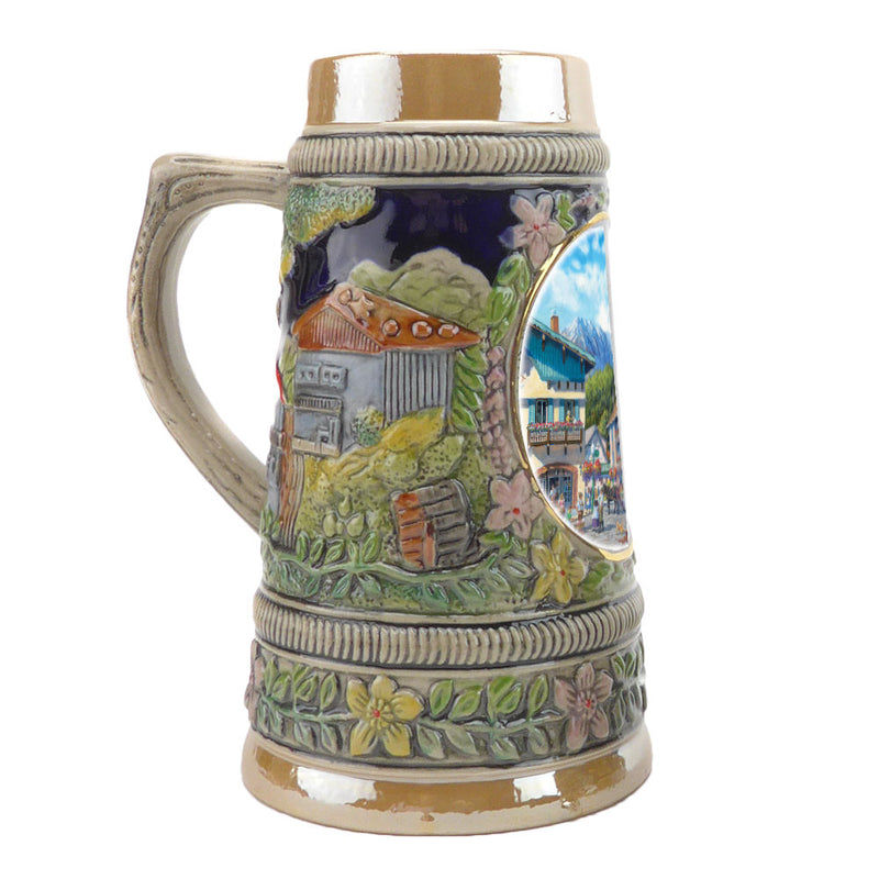 Mini Ludwig's Beer Stein Shot Glass - Alcohol, Barware, Ceramics, Collectibles, Drinkware, German, Germany, Home & Garden, Ludwigs Castle, Miniatures, Multi-Color, PS- Oktoberfest Party Favors, PS-Party Favors, Shot Glasses, Shots-Ceramic, Tableware, Top-GRMN-A - 3