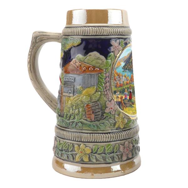 Fall in Germany Ceramic Shot Glass Stein Collection -3