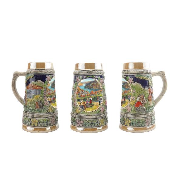 Fall in Germany Ceramic Shot Glass Stein Collection -6