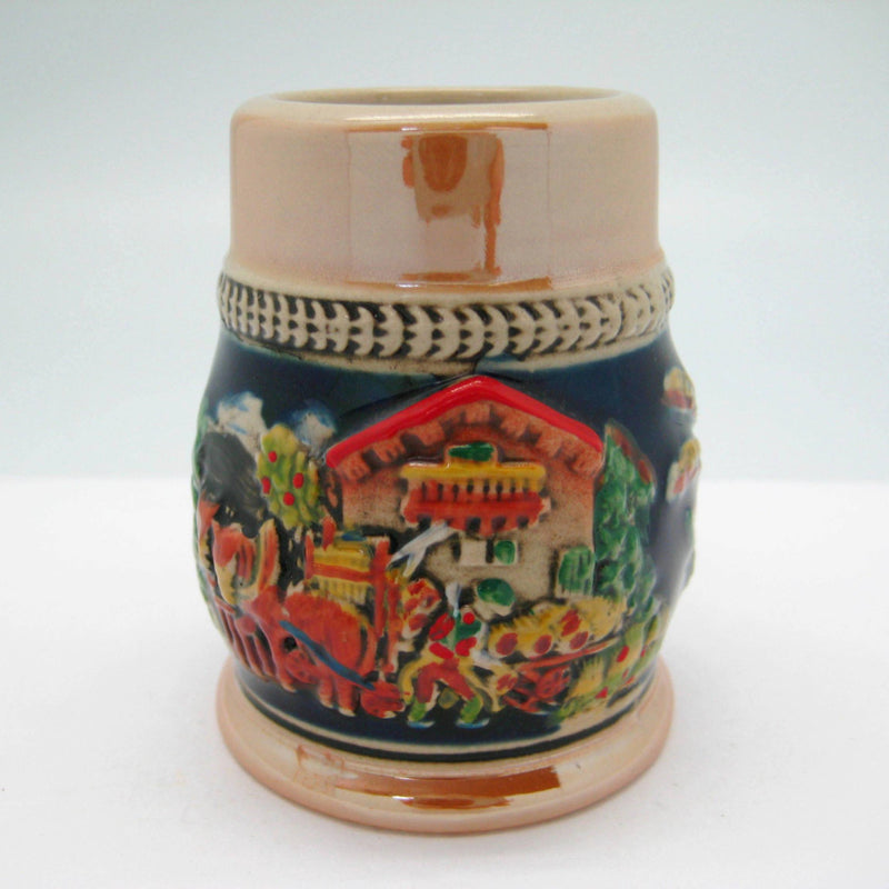 Oktoberfest Beer Hops Harvest Beer Stein Shot Glass - Alcohol, Barware, Ceramics, Collectibles, Drinkware, German, Germany, Home & Garden, Multi-Color, PS- Oktoberfest Party Favors, PS-Party Favors, PS-Party Favors German, Shot Glasses, Shots-Ceramic, Tableware, Top-GRMN-B - 2