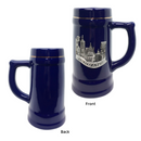 .75L Village Cobalt Blue Medallion German Beer Stein